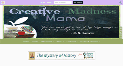 Desktop Screenshot of creativemadnessmama.com