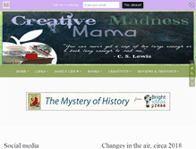 Tablet Screenshot of creativemadnessmama.com